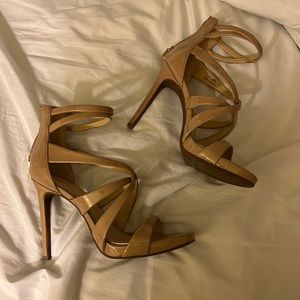 Jessica Simpson Nude Heeled Sandals